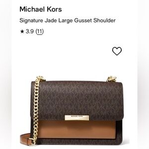 Like new Michael Kors Jade Cross Body/Shoulder Bag
